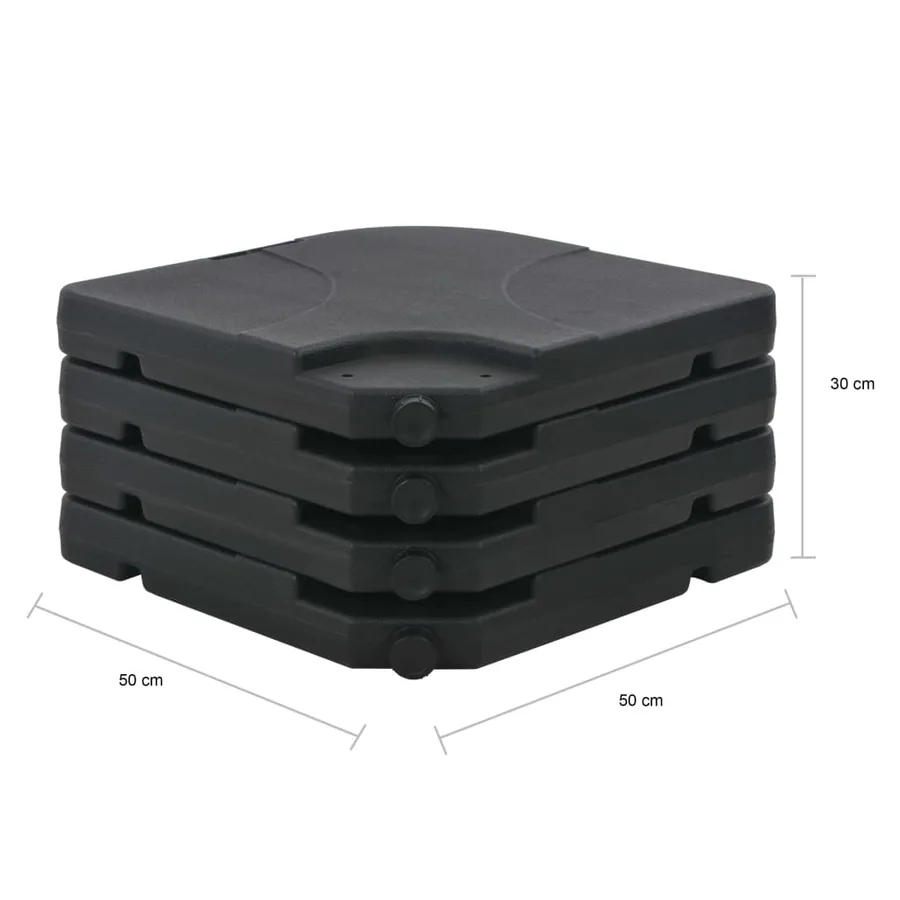 Parasol de jardin avec base portable sable - 16