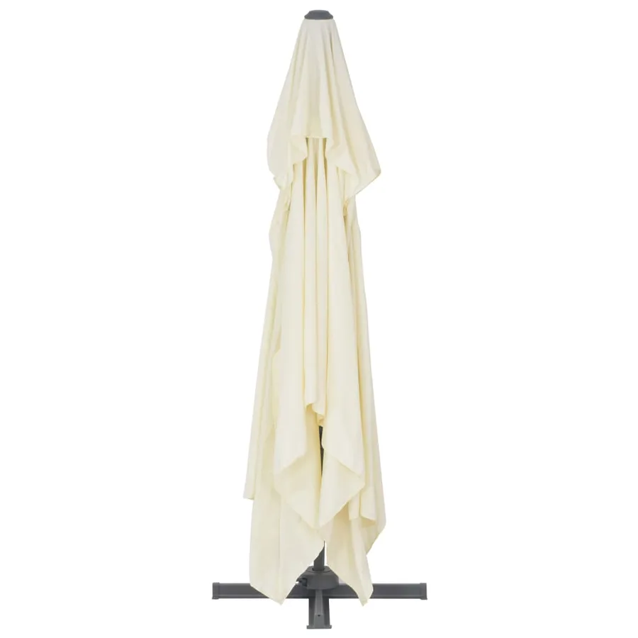 Parasol de jardin avec base portable sable - 5
