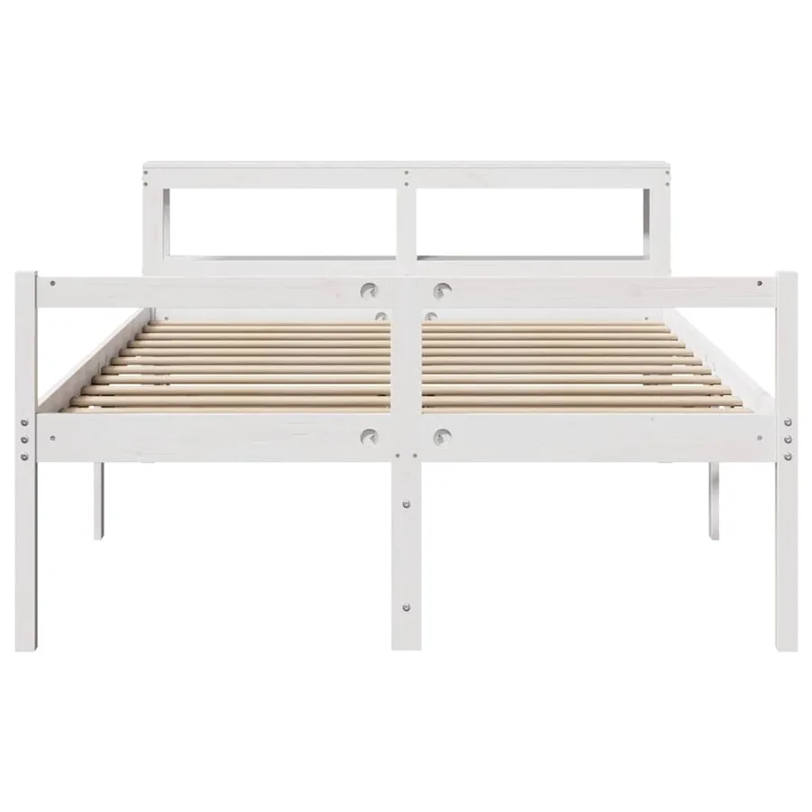 Lit pour personne âgée avec tête de lit sans matelas 120x200 cm - 4