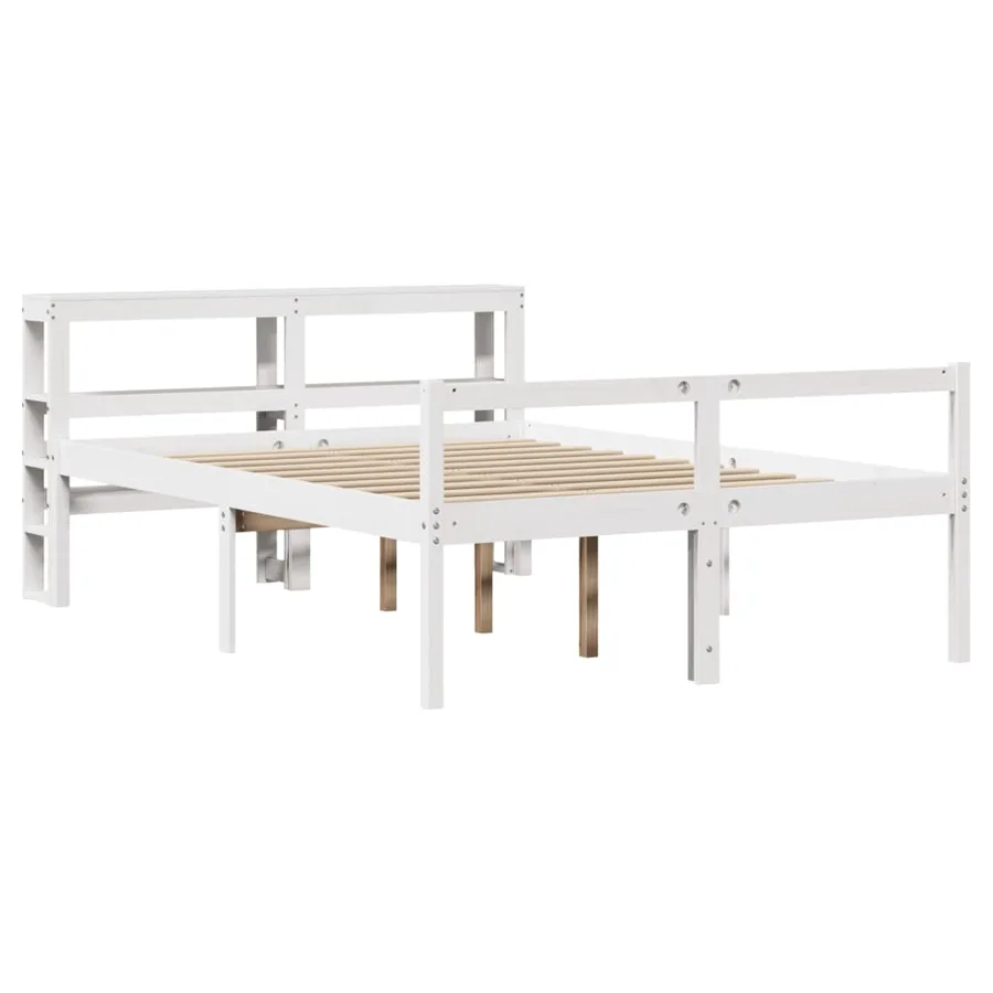 Lit pour personne âgée avec tête de lit sans matelas 140x190 cm - 3