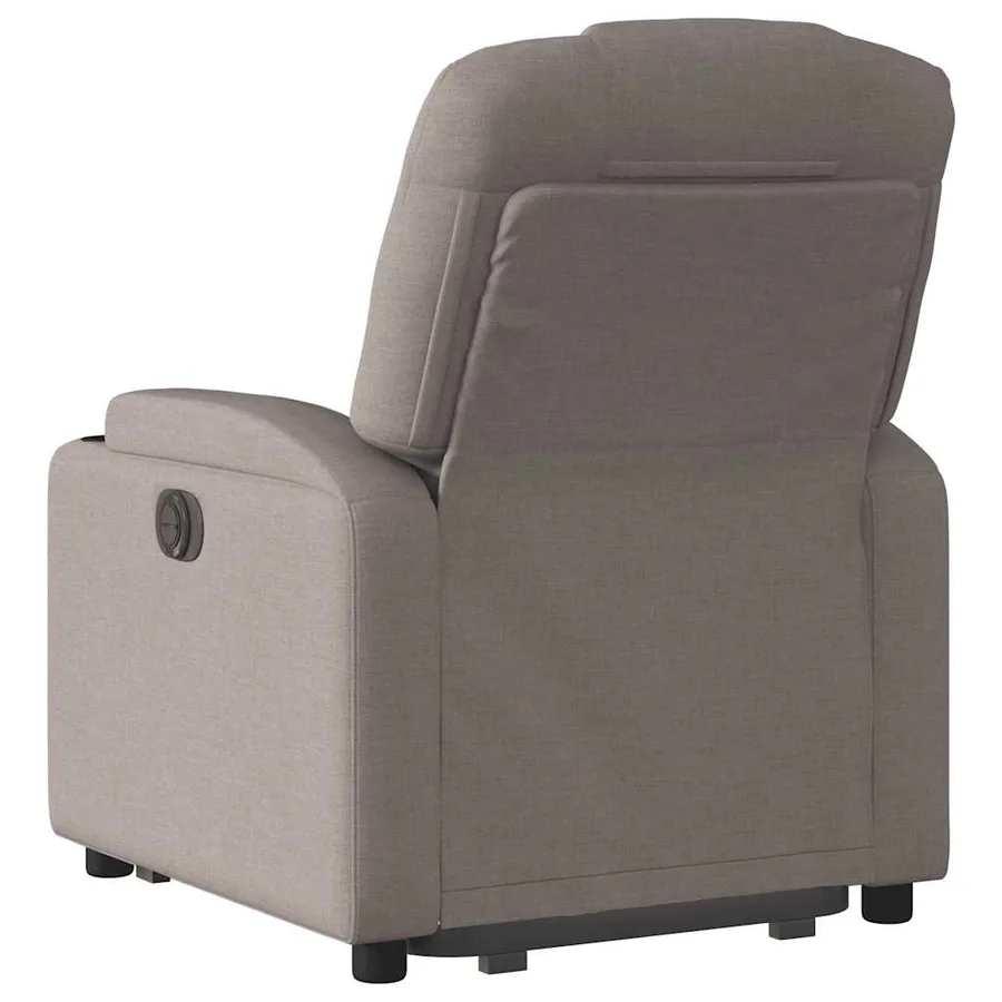 Fauteuil inclinable taupe tissu - 5