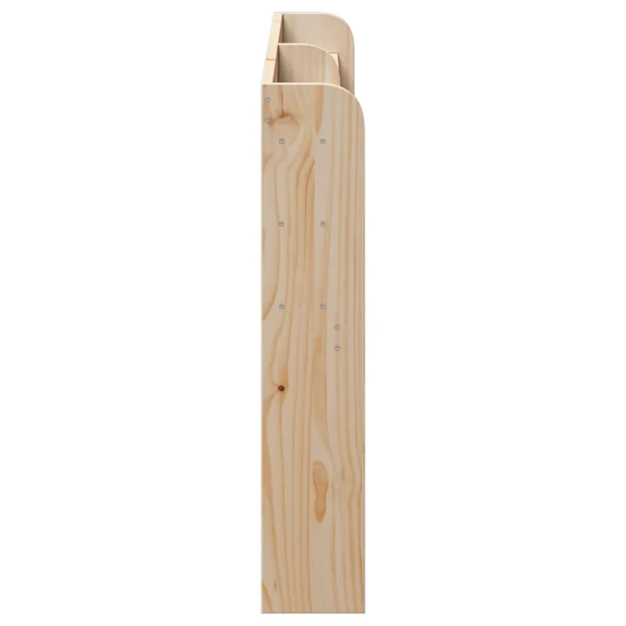 Tête de lit avec étagères 150 cm bois massif de pin - 4