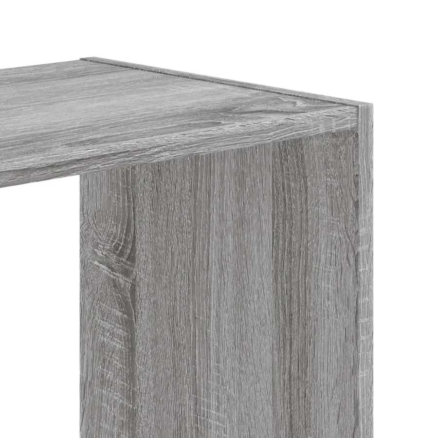 Bibliothèque sonoma gris 68,5x32x68,5 cm bois d'ingénierie - 7