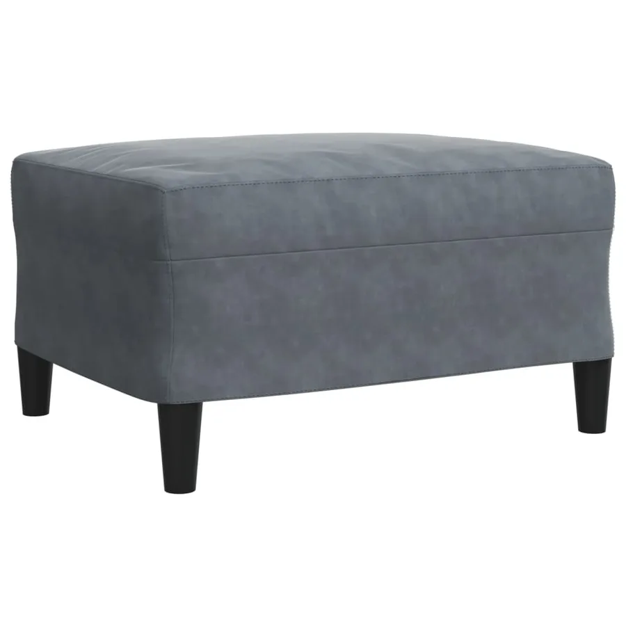 Ensemble de canapés 3 pcs avec coussins et traversins velours - 6
