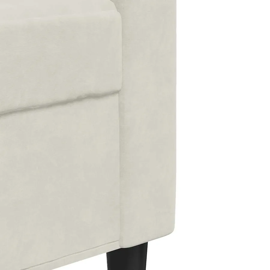 Ensemble de canapés 3 pcs avec coussins et traversins velours - 8
