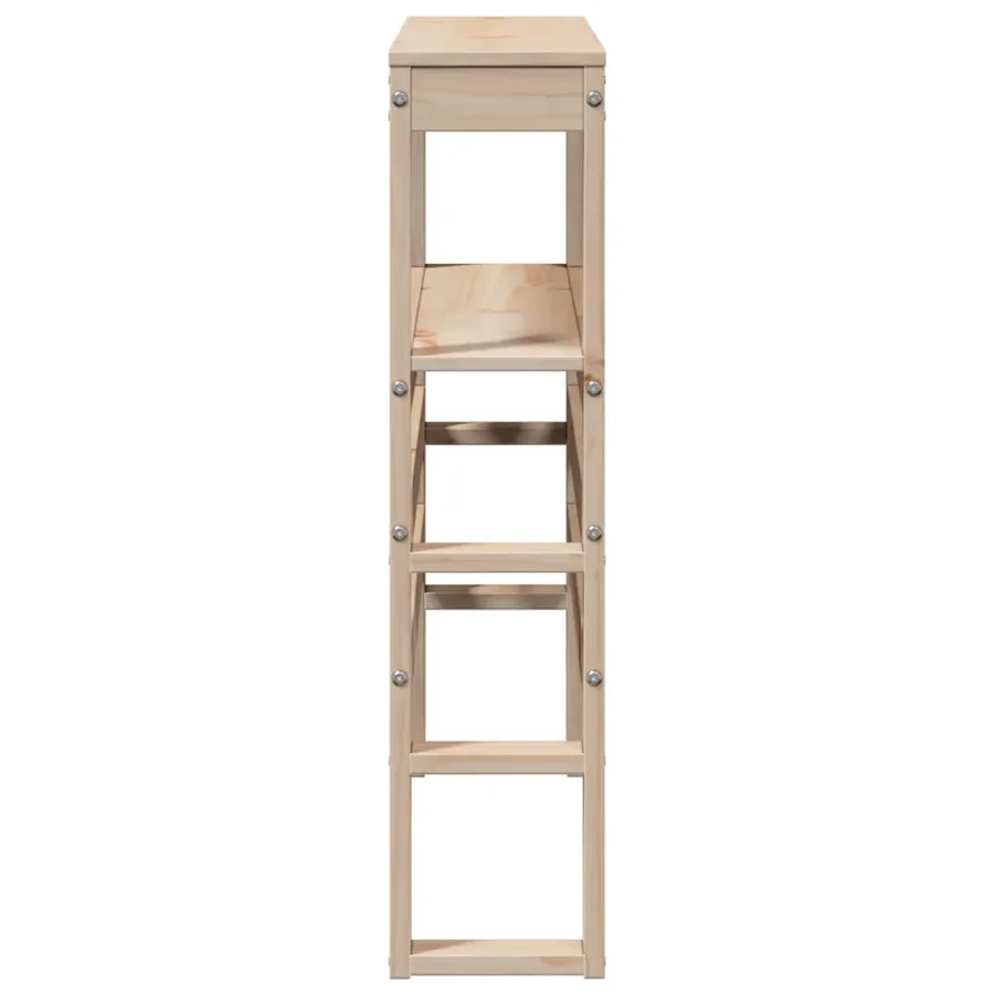 Tête de lit avec étagères 90 cm bois massif de pin - 5