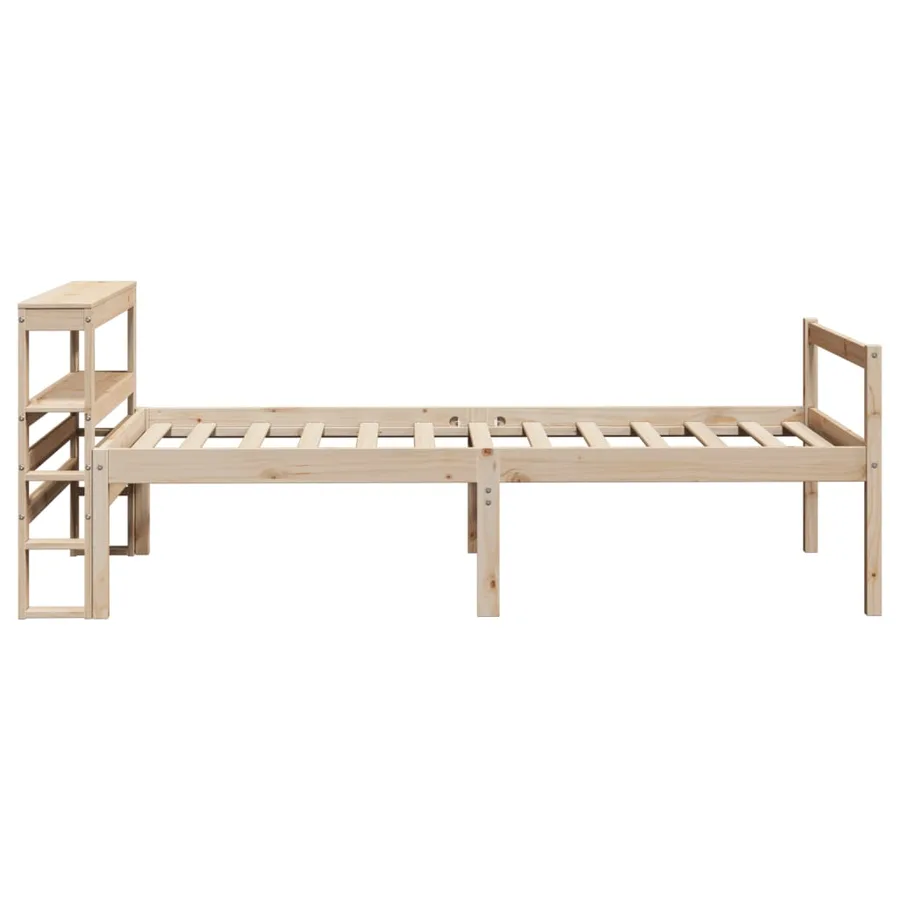 Lit pour personne âgée avec tête de lit sans matelas 90x190 cm - 5