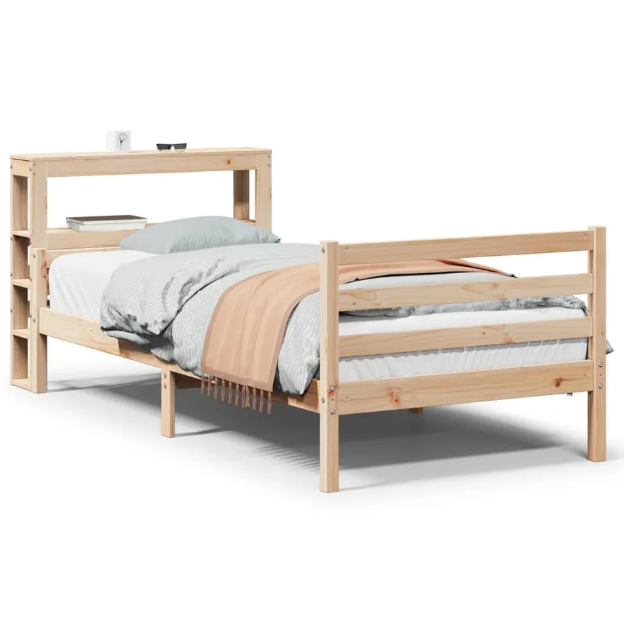 Cadre de lit avec tête de lit sans matelas 90x200 cm - 2