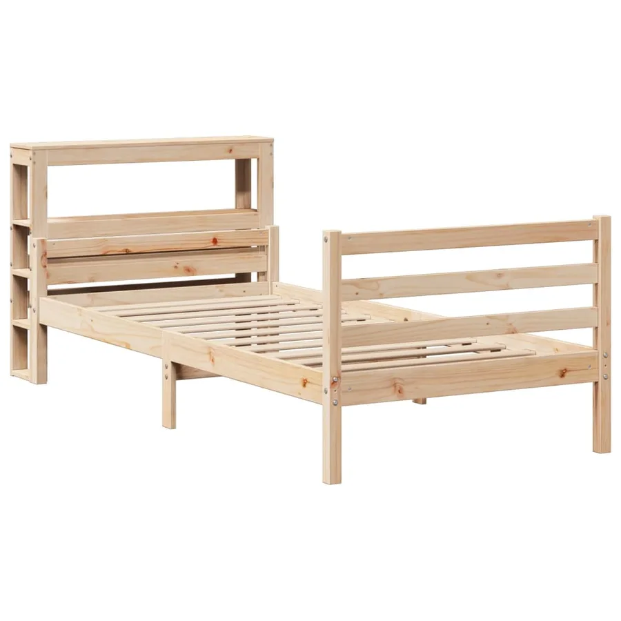 Cadre de lit avec tête de lit sans matelas 90x200 cm - 3