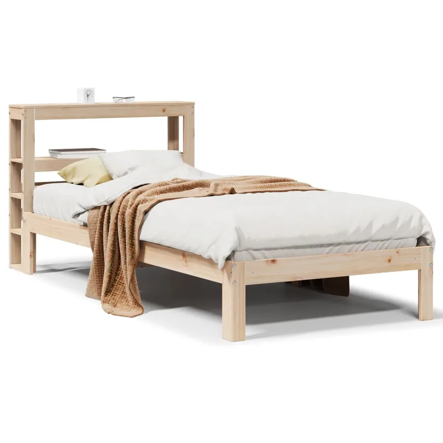 Cadre de lit avec tête de lit sans matelas 90x190 cm - 2