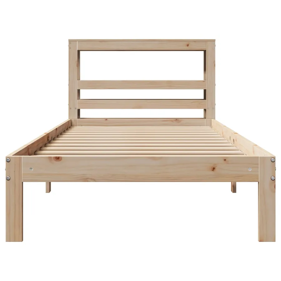 Cadre de lit avec tête de lit sans matelas 90x190 cm - 4