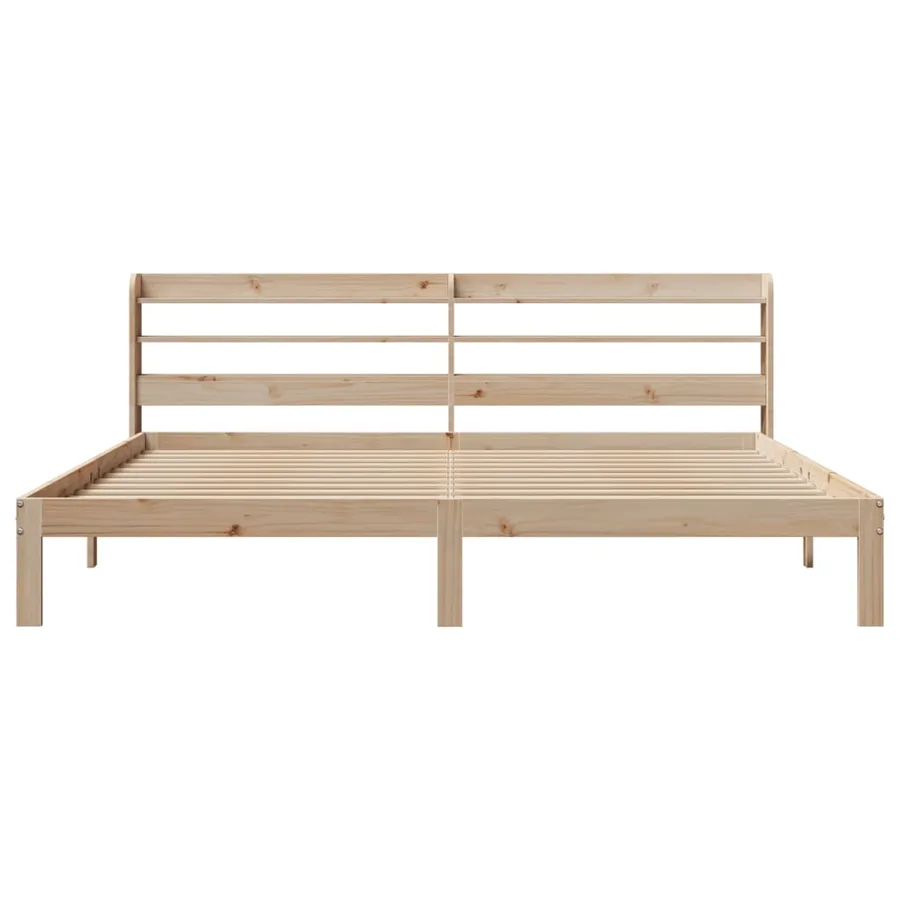 Cadre de lit avec tête de lit sans matelas 180x200 cm - 4
