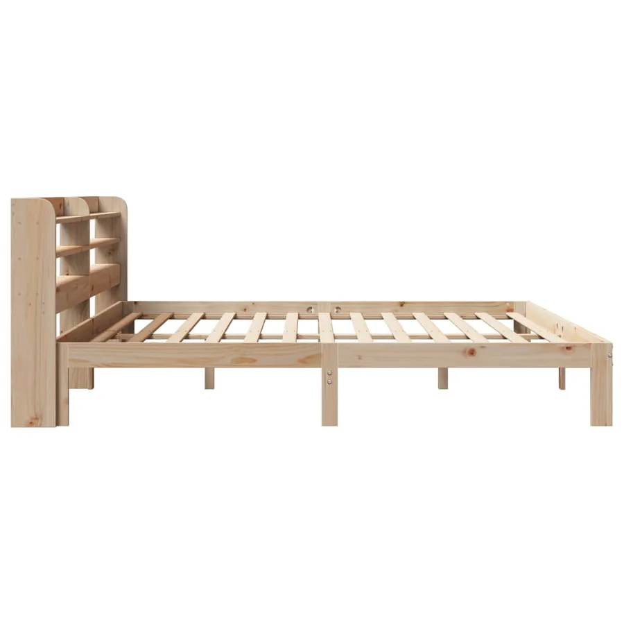 Cadre de lit avec tête de lit sans matelas 180x200 cm - 5