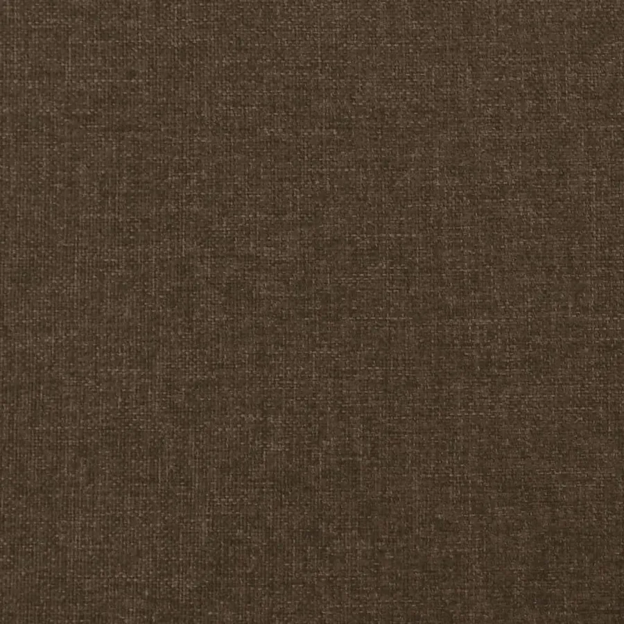 Cadre de lit sans matelas marron foncé 90x190 cm tissu - 11