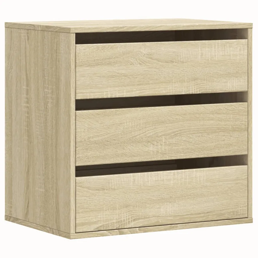 Commode d'angle chêne sonoma 60x41x58 cm bois d'ingénierie - 2