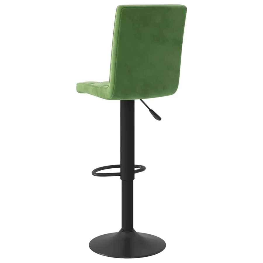 Tabouret de bar Vert foncé Velours - 5