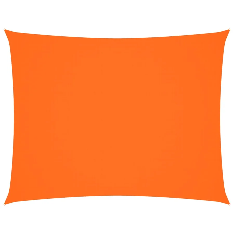 Voile de parasol tissu oxford rectangulaire 2x3 m orange - 2