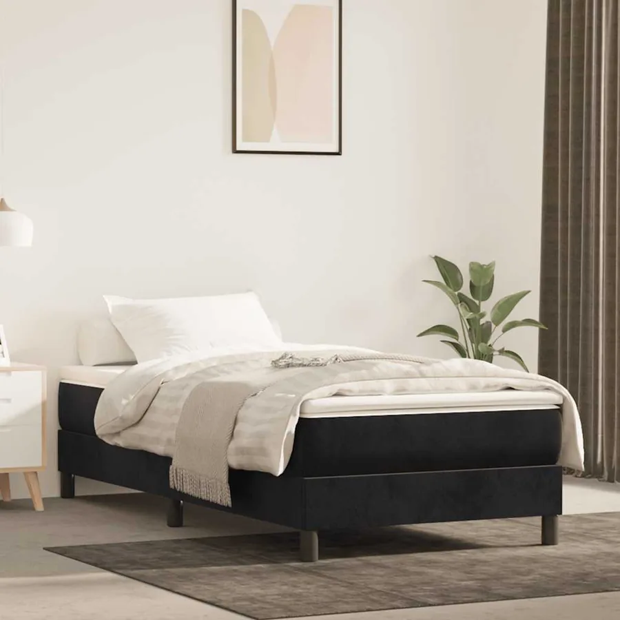 Matelas à ressorts ensachés 80 x 210 cm Noir