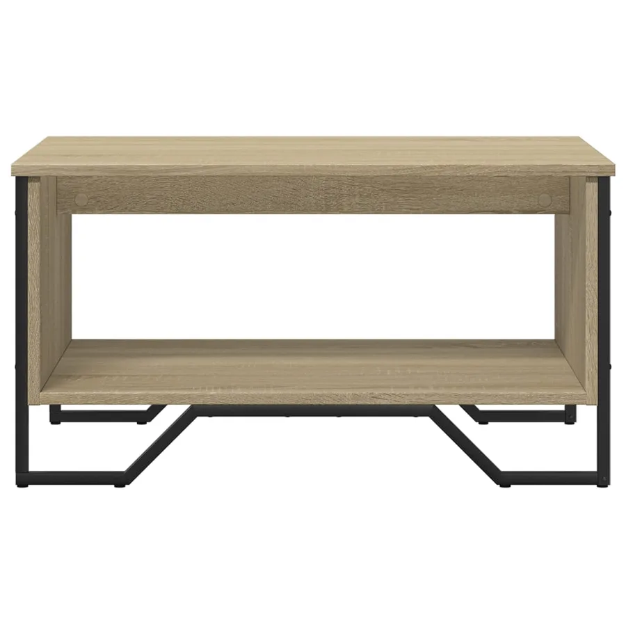 Table basse chêne sonoma 75x51x40 cm bois d'ingénierie - 5