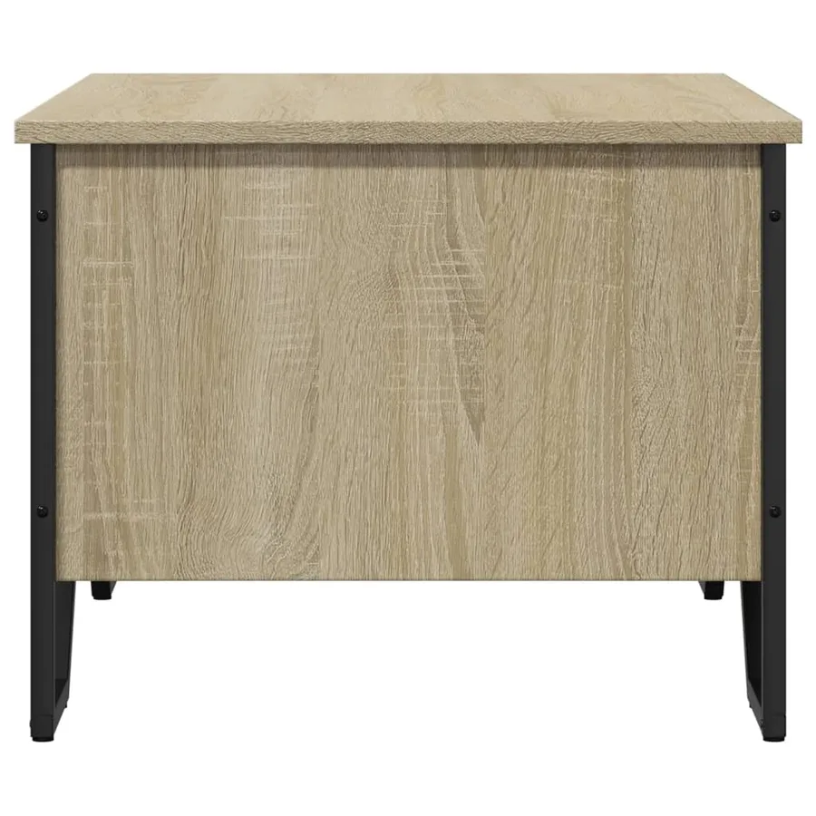 Table basse chêne sonoma 75x51x40 cm bois d'ingénierie - 6