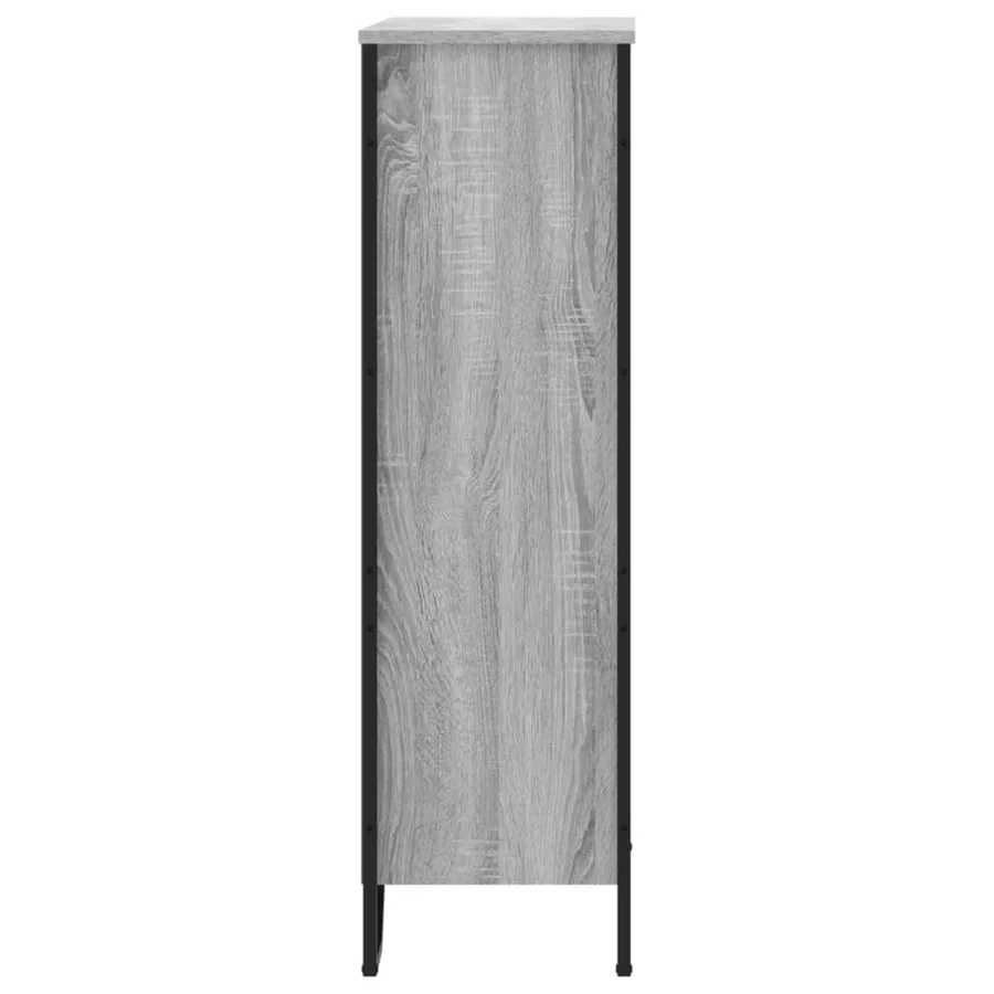 Bibliothèque sonoma gris 80x31x106 cm bois d'ingénierie - 5