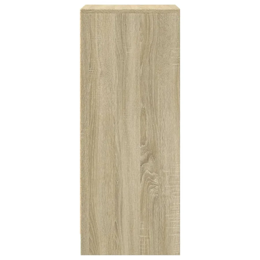 Buffet avec LED chêne sonoma 42,5x34x85 cm bois d'ingénierie - 8