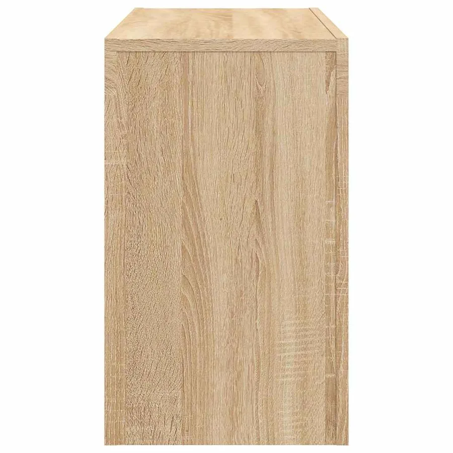Tables basses gigognes 3 pcs chêne sonoma bois d'ingénierie - 6