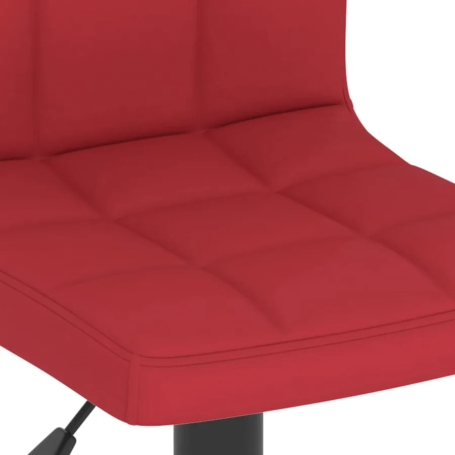 Tabouret de bar Rouge bordeaux Tissu - 7