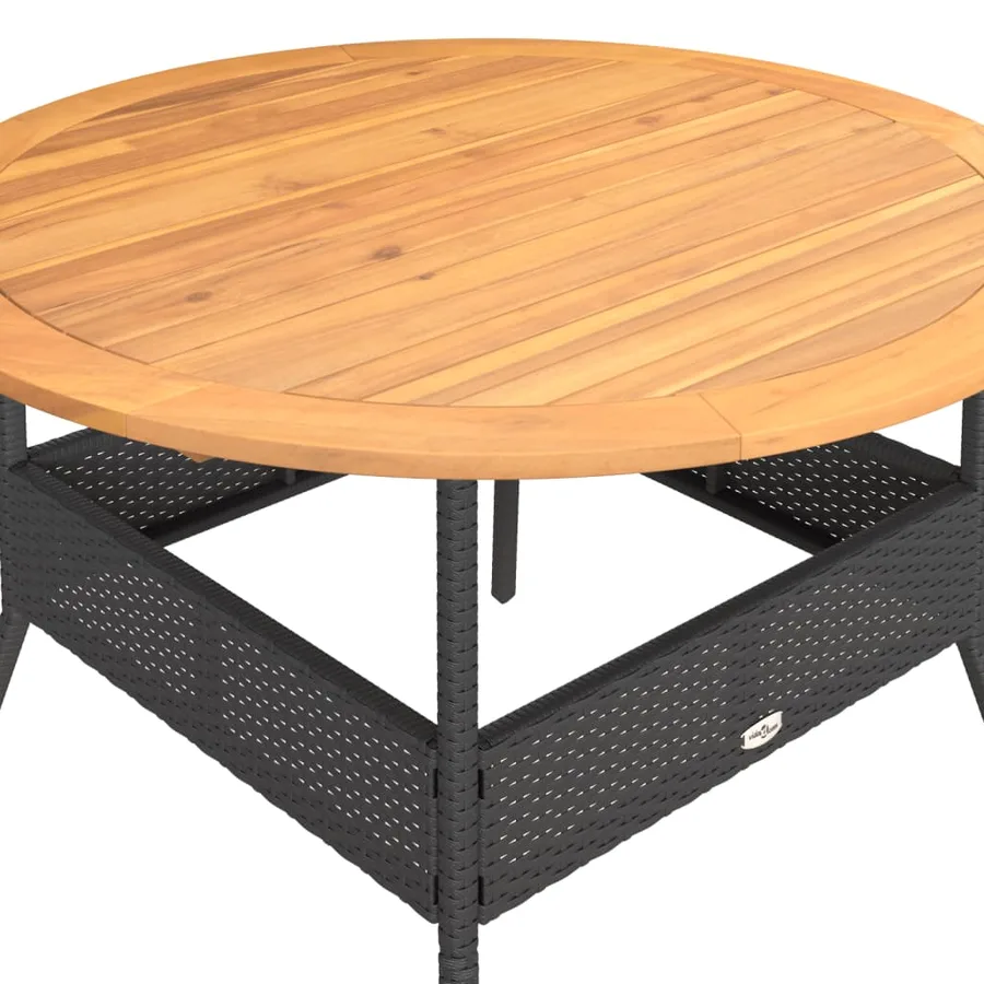 Canapés de jardin 2 pcs avec coussins Noir Résine tressée - 5