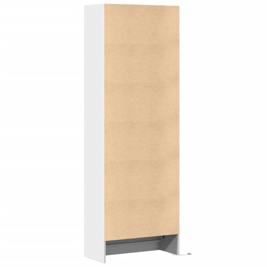 Buffet haut avec LED blanc 69x32,5x200 cm bois d’ingénierie - 8