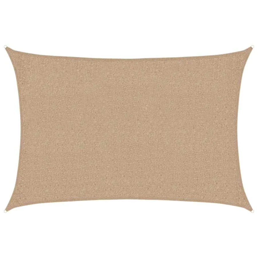 Voile d'ombrage 160 g/m² Taupe 2x3 m PEHD - 2