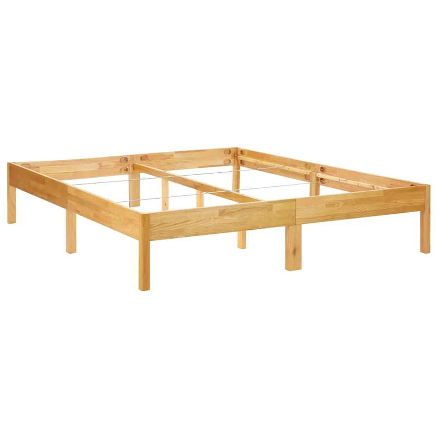 Cadre de lit Bois de chêne massif 180 x 200 cm - 3