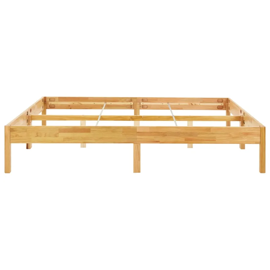 Cadre de lit Bois de chêne massif 180 x 200 cm - 4