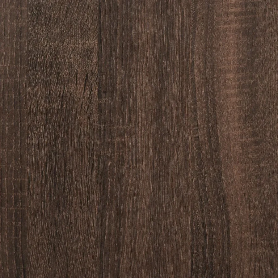 Table basse avec lumières LED chêne marron bois d'ingénierie - 13