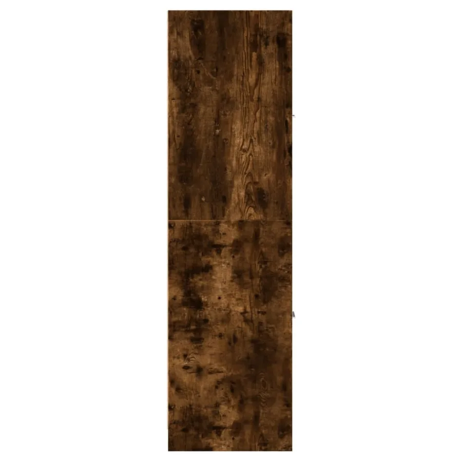 Armoire d'apothicaire chêne fumé 30x41x144,5 cm bois ingénierie - 7
