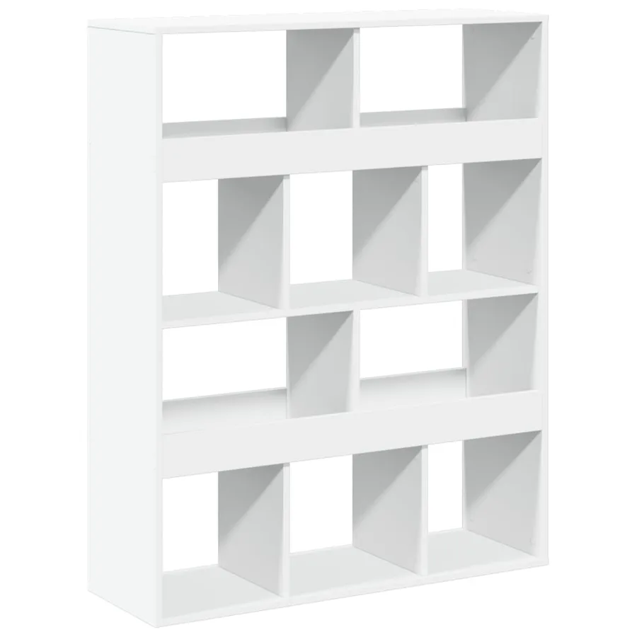 Bibliothèque blanc 100x33x125,5 cm bois d'ingénierie - 6