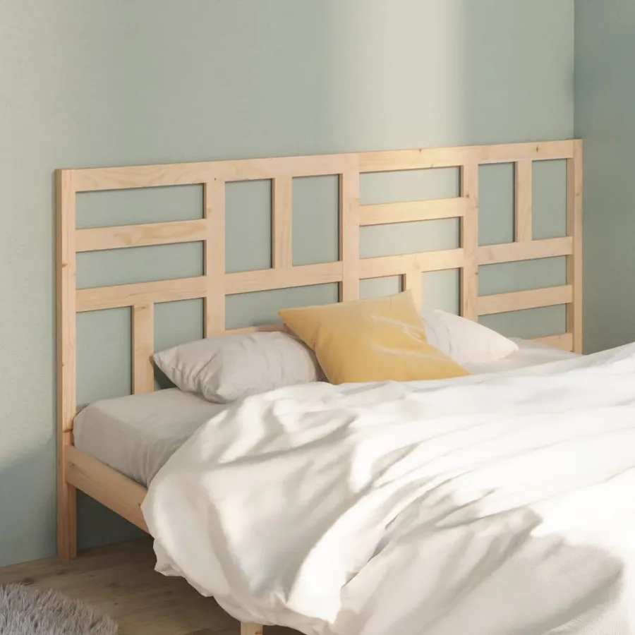 Tête de lit 186x4x104 cm Bois massif de pin - 3