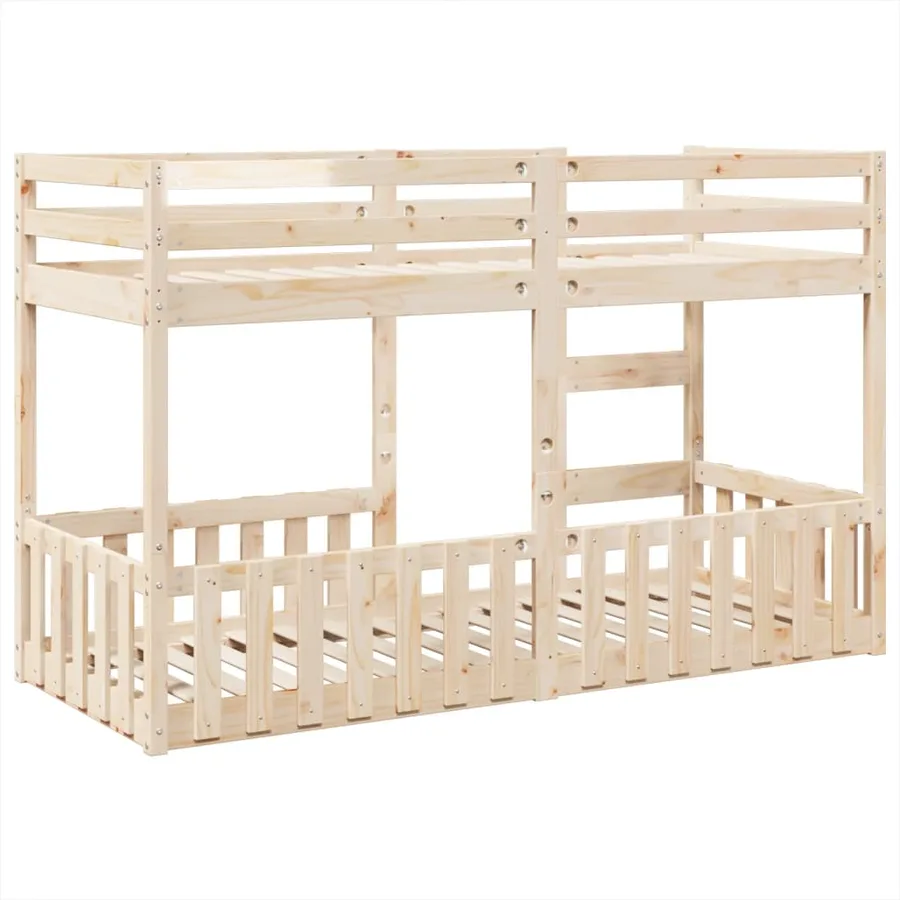Lit superposé 90x190 cm Bois de pin massif - 7