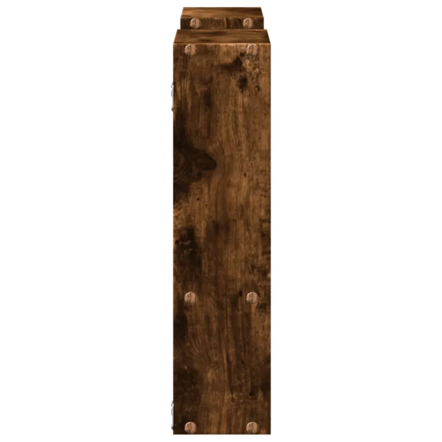 Étagère murale chêne fumé 99x15x60 cm bois d'ingénierie - 5