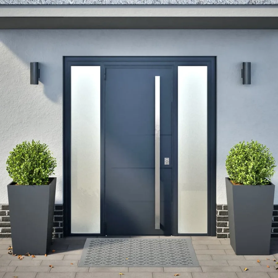 Jardinières 2 pcs anthracite 45x45x75 cm acier - 3