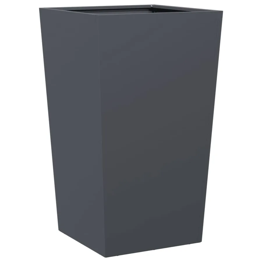 Jardinières 2 pcs anthracite 45x45x75 cm acier - 5