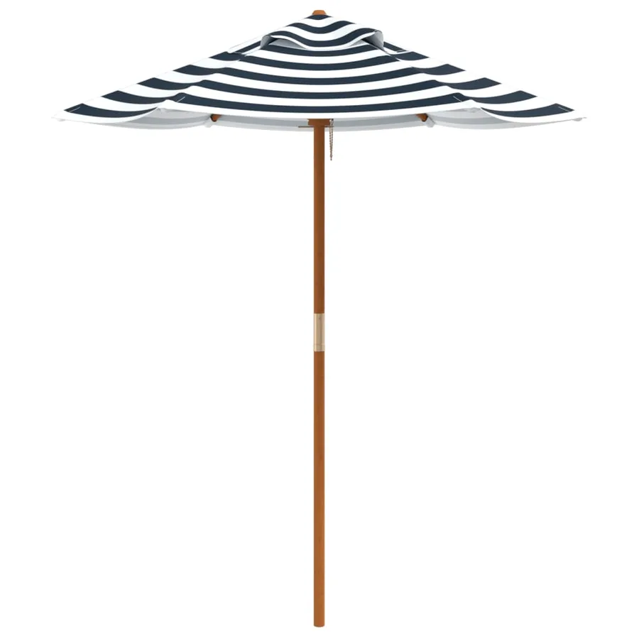 Parasol de jardin pour enfants avec poteau en bois Ø120x140 cm - 4