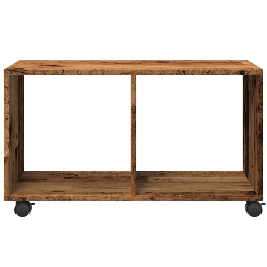 Armoire à roulettes vieux bois 72x33x42,5 cm bois d'ingénierie - 5