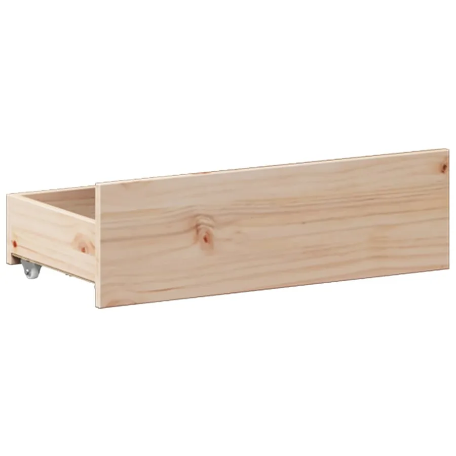 Cadre de lit sans matelas avec tête de lit 200x200 cm bois pin - 9
