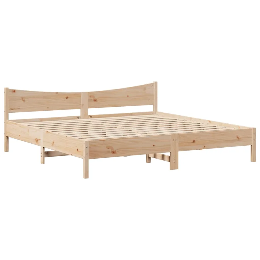 Cadre de lit avec tiroirs 180x200 cm bois de pin massif - 5