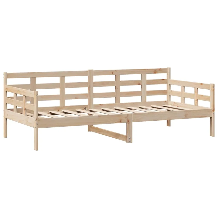 Lit de jour avec tiroirs sans matelas 90x200 cm bois massif - 7