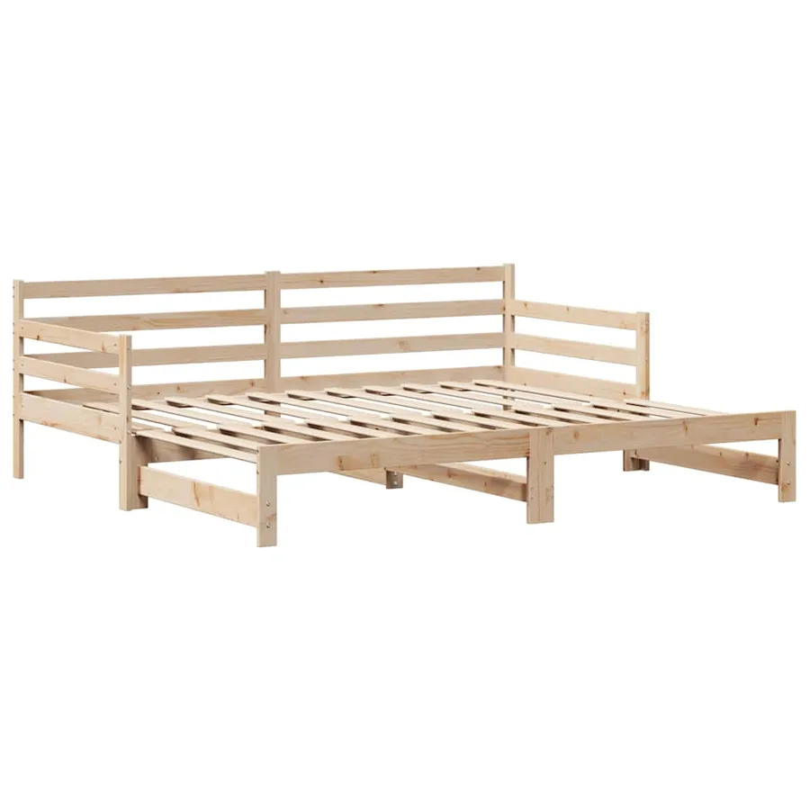 Lit de jour avec gigogne et tiroirs sans matelas 90x200 cm - 6