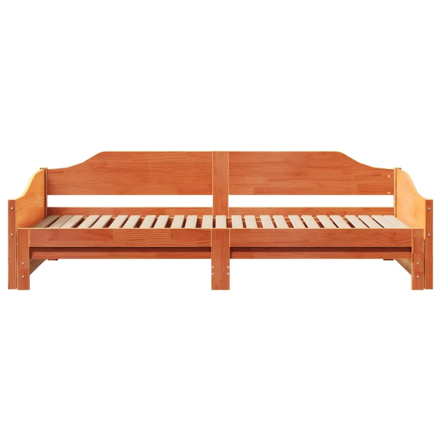 Lit de jour et lit gigogne sans matelas 90x200 cm bois massif - 7