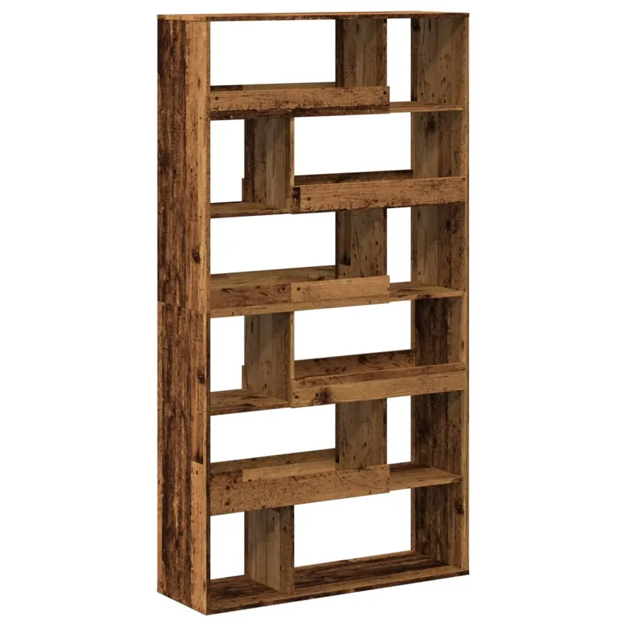 Bibliothèque vieux bois 100x33x187,5 cm bois d'ingénierie - 6