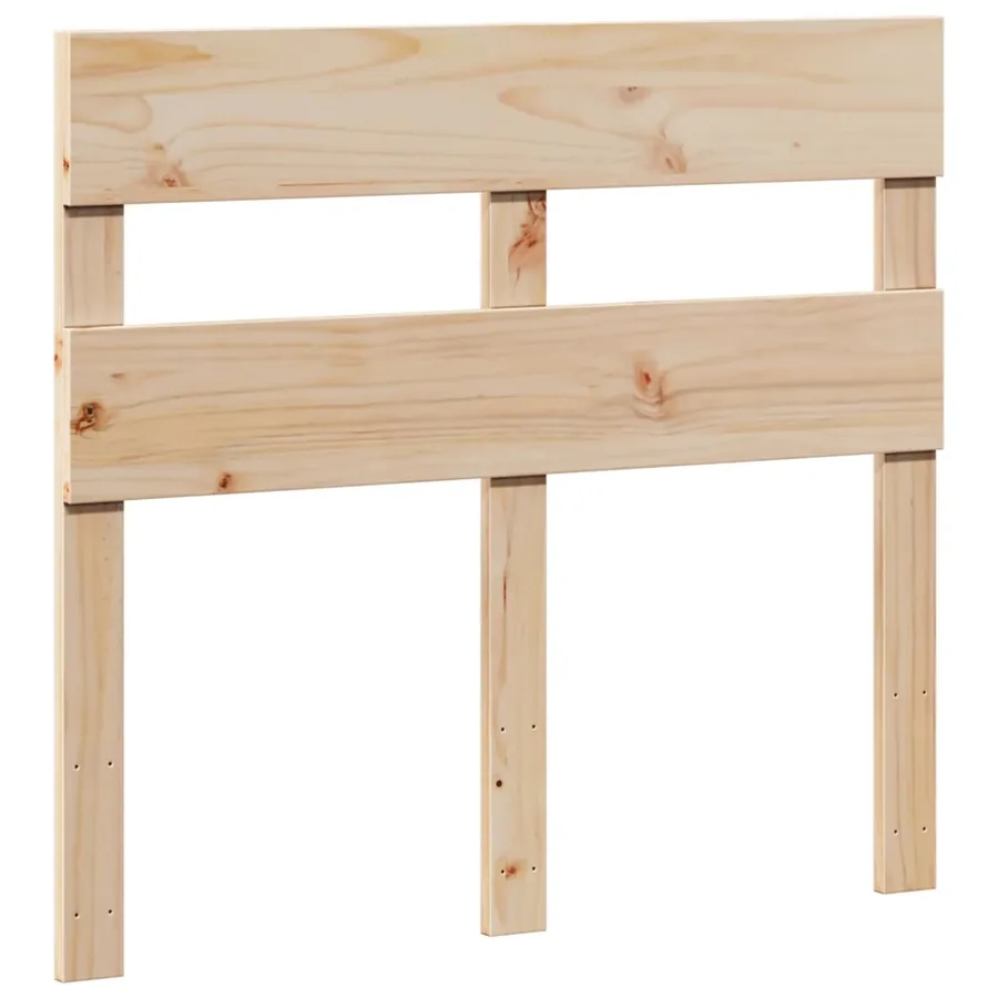 Cadre de lit sans matelas 90x190 cm bois de pin massif - 6